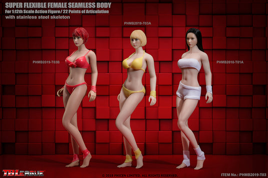 TBLeague - 1/12 Scale: Super-Flexible Female Seamless Suntan Body T03B