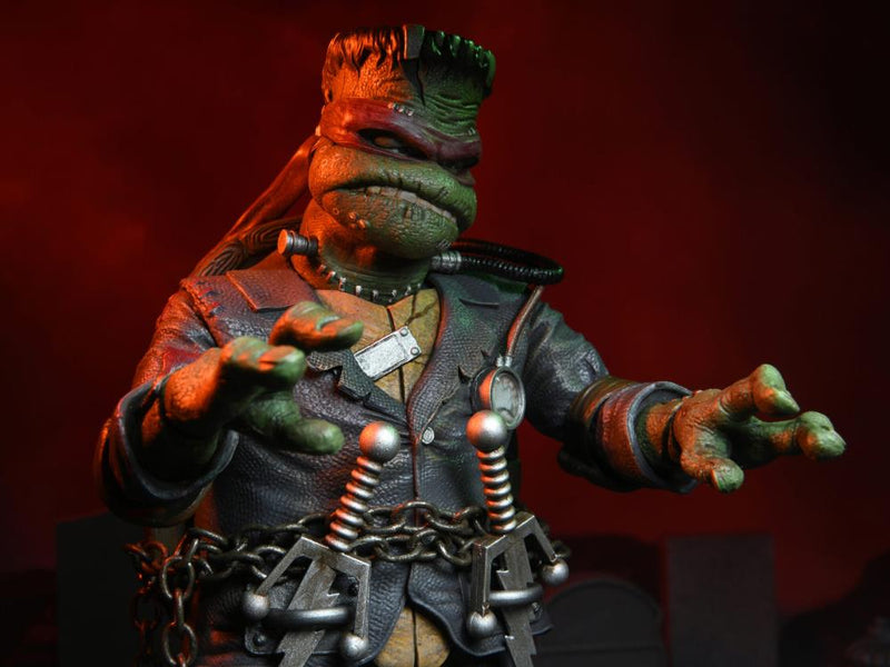 Load image into Gallery viewer, NECA - Universal Monster x Teenage Mutant Ninja Turtles: Raphael as Frankenstein&#39;s Monster
