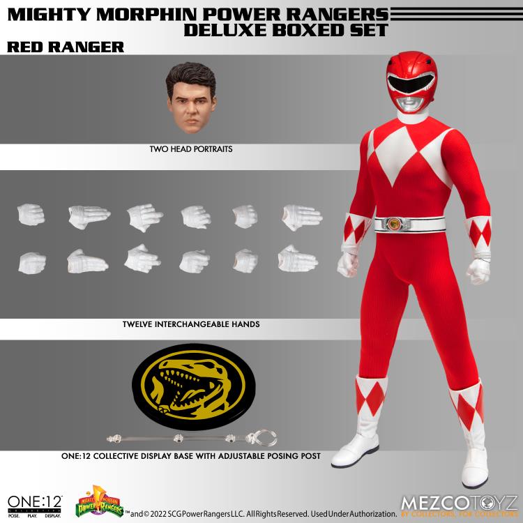 Load image into Gallery viewer, Mezco Toyz - One:12 Mighty Morphin&#39; Power Rangers Deluxe Box Set
