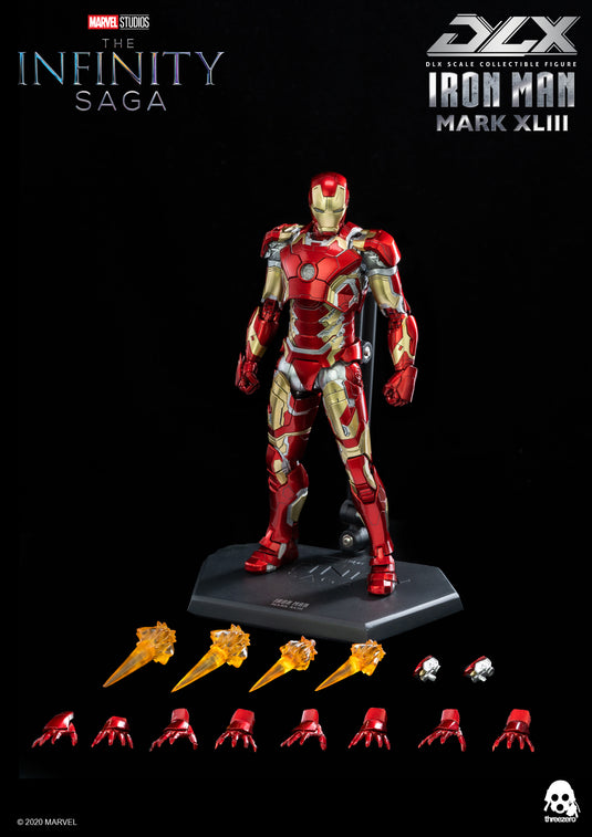 Threezero - 1/12  Avengers Infinity Saga DLX Iron Man Mark 43