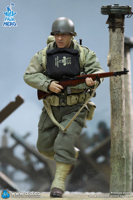 DID - 1/12 Palm Hero Series WWII US 2nd Ranger Battalion Series 3 - Private Caparzo