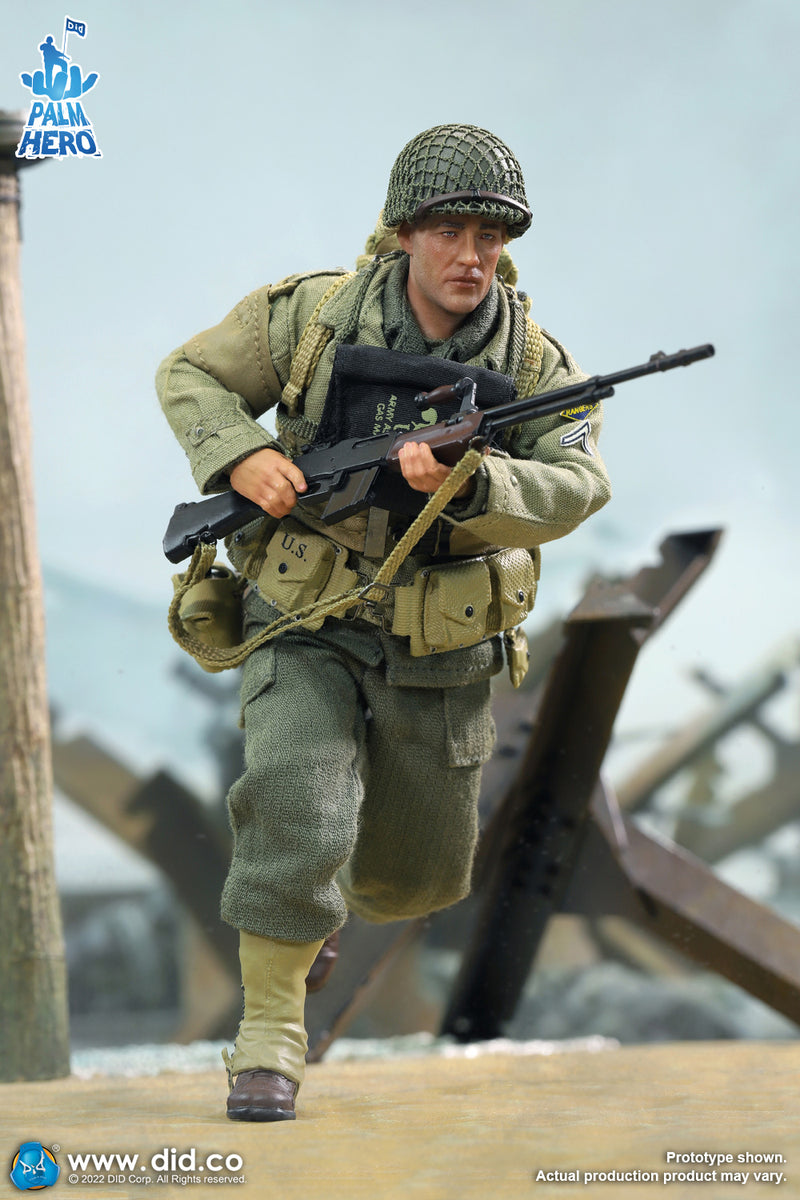 Load image into Gallery viewer, DID - 1/12 Palm Hero Series WWII US 2nd Ranger Battalion Series 4 - Private Reiben
