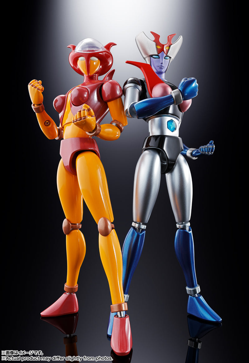 Load image into Gallery viewer, Bandai - Soul of Chogokin - Mazinger Z - GX-08R Aphrodai A VS GX-09R Minvera X Set
