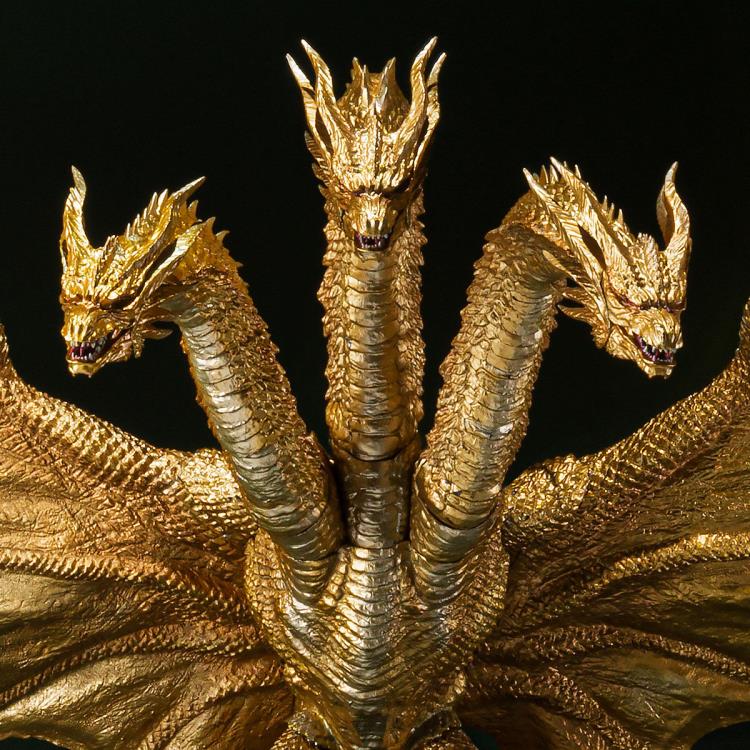 Load image into Gallery viewer, Bandai - S.H.Monsterarts Godzilla King of Monsters (2019): King Ghidorah (Special Color Version)
