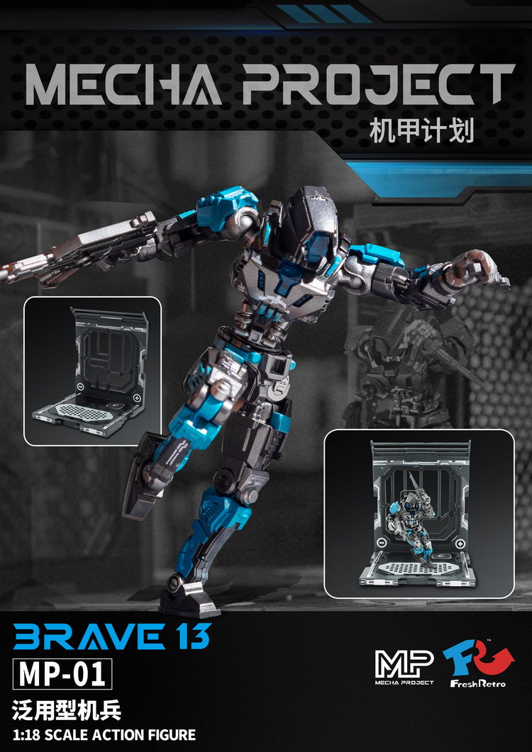 Load image into Gallery viewer, Fresh Retro: Mecha Project - MP-01 Brave 13 Mecharms
