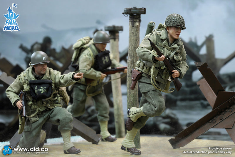 Load image into Gallery viewer, DID - 1/12 Palm Hero Series WWII US 2nd Ranger Battalion Series 2 - Private Jackson
