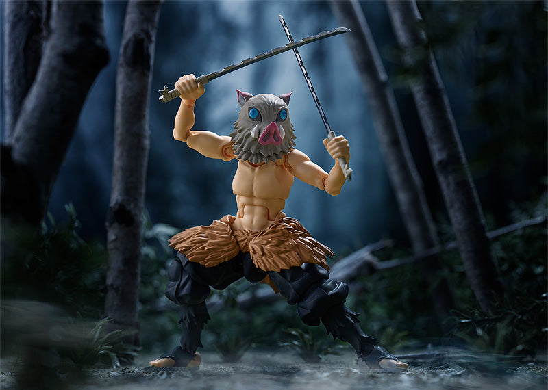 Load image into Gallery viewer, Max Factory - Demon Slayer: Kimetsu No Yaiba Figma: No. 533 DX Inosuke Hashibira [Deluxe]
