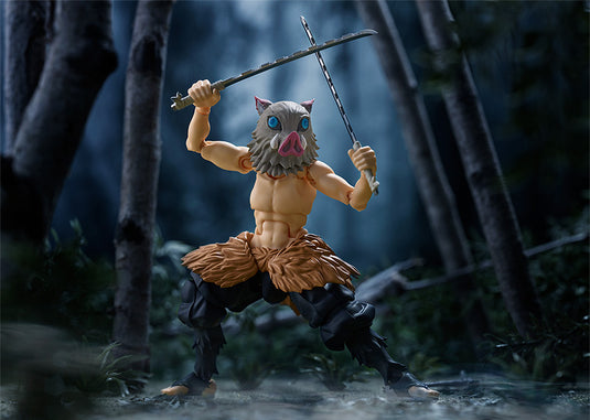 Max Factory - Demon Slayer: Kimetsu No Yaiba Figma: No. 533 DX Inosuke Hashibira [Deluxe]