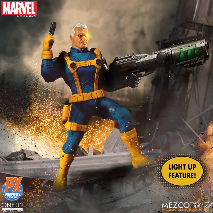 Load image into Gallery viewer, Mezco Toyz - One:12 X-Men Cable (PX Previews Exclusive)
