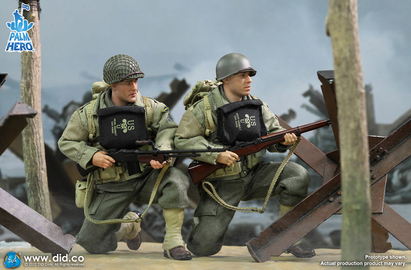 Load image into Gallery viewer, DID - 1/12 Palm Hero Series WWII US 2nd Ranger Battalion Series 3 - Private Caparzo
