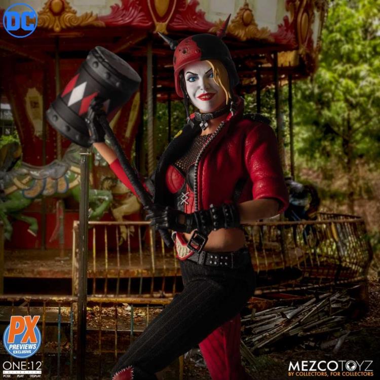 Load image into Gallery viewer, Mezco Toyz - One:12 DC Comics Harley Quinn [Playing For Keeps] (PX Previews Exclusive)
