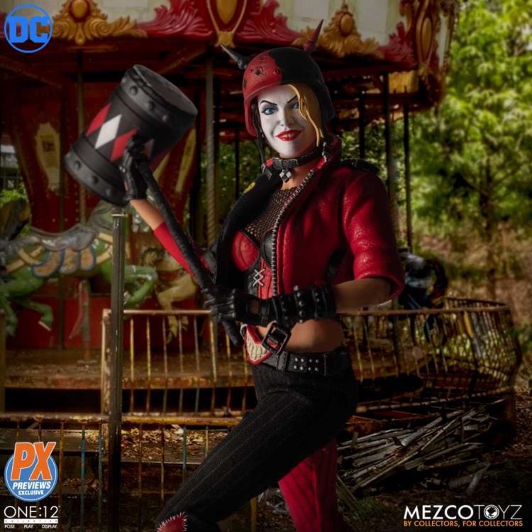 Load image into Gallery viewer, Mezco Toyz - One:12 DC Comics Harley Quinn [Playing For Keeps] (PX Previews Exclusive)
