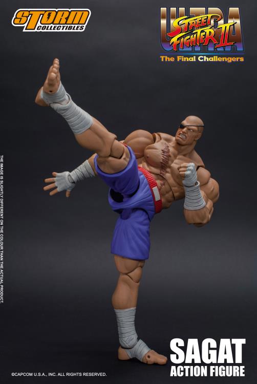 Load image into Gallery viewer, Storm Collectibles - Ultra Street Fighter II: The Final Challengers Sagat 1/12 Scale
