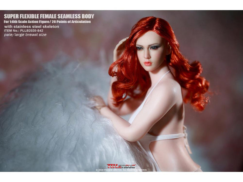 Load image into Gallery viewer, TBLeague - Female Super-Flexible Seamless Body with Headsculpt - Large Bust Body in Pale S42
