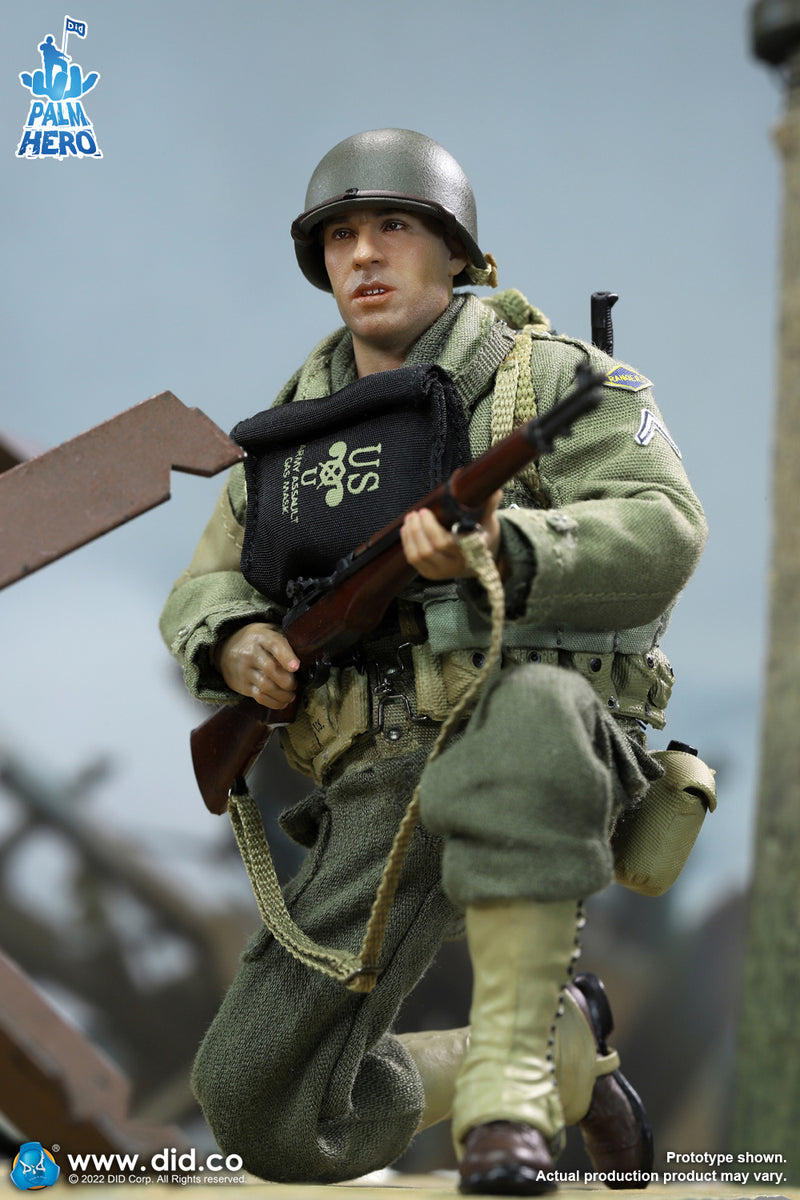 Load image into Gallery viewer, DID - 1/12 Palm Hero Series WWII US 2nd Ranger Battalion Series 3 - Private Caparzo
