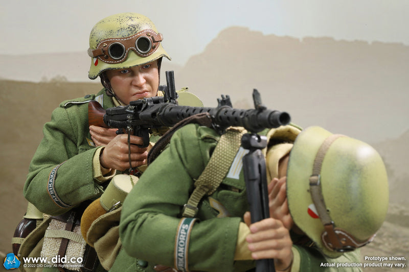 Load image into Gallery viewer, DID - 1/6 WWII German Africa Corps WH MG34 Gunner - Bialas
