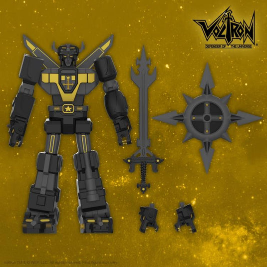 Super 7 - Voltron: Defender of the Universe Ultimates Voltron Figure (Galaxy Black)