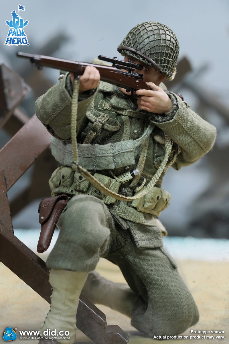 Load image into Gallery viewer, DID - 1/12 Palm Hero Series WWII US 2nd Ranger Battalion Series 2 - Private Jackson
