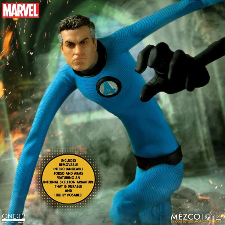 Load image into Gallery viewer, Mezco Toyz - One:12 Fantastic Four Deluxe Steel Box Set
