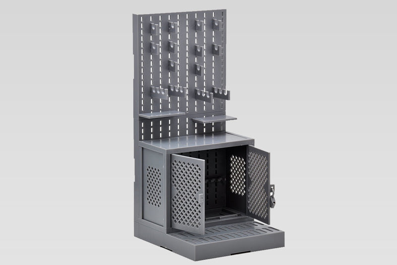 Load image into Gallery viewer, Little Armory LD002 Gun Rack A - 1/12 Scale Plastic Model Kit
