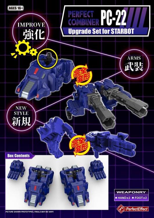 Load image into Gallery viewer, Perfect Effect - PC-22 Power of the Primes Starscream Upgrade Set
