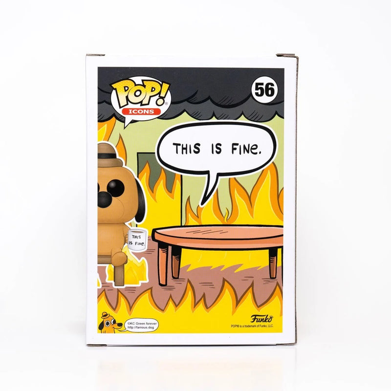 Load image into Gallery viewer, POP! Icons - This is Fine Dog (Exclusive)
