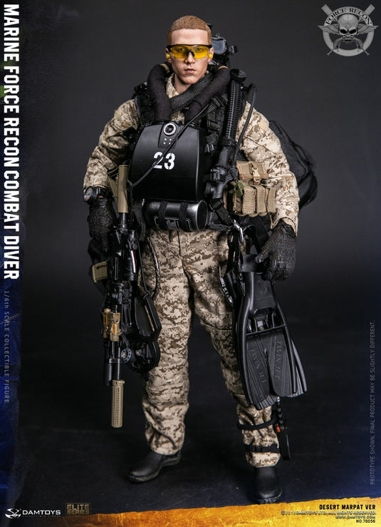 Dam Toys - Marine Force Recon Combat Diver - Desert Marpat Version