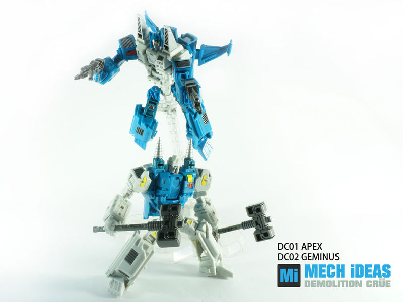 Load image into Gallery viewer, Mech Ideas - Demolition Crue Set of DC-01 Apex &amp; DC-02 Geminus
