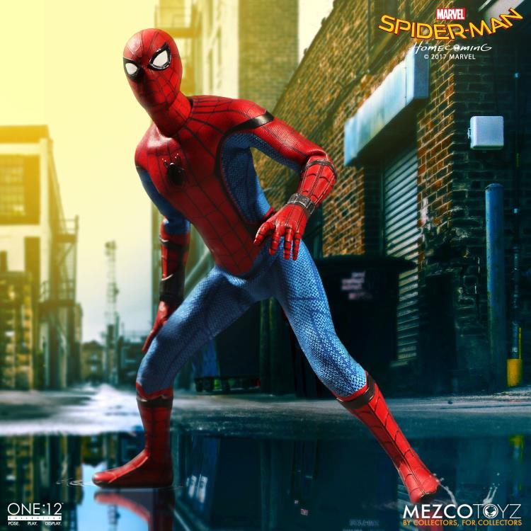 Load image into Gallery viewer, Mezco Toyz - One:12 Spider-Man: Homecoming Action Figure
