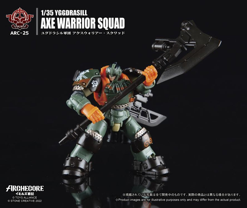 Load image into Gallery viewer, Toys Alliance - Archecore: ARC-25 Yggdrasill Axe Warrior Squad
