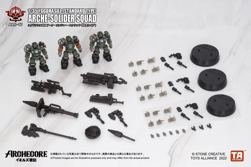 Load image into Gallery viewer, Toys Alliance - Archecore: ARC-17 Yggdrasill Arche-Knights Squad (Standard Type)
