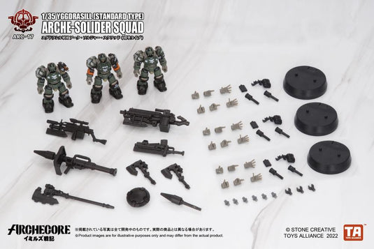 Toys Alliance - Archecore: ARC-17 Yggdrasill Arche-Knights Squad (Standard Type)