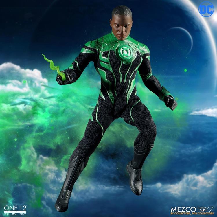 Load image into Gallery viewer, Mezco Toyz - One:12 Green Lantern (John Stewart)
