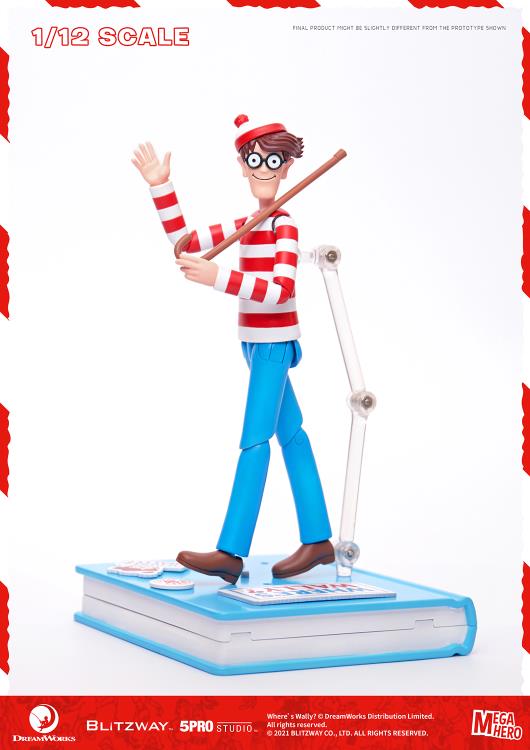 Blitzway - MEGAHERO Where's Waldo: Waldo 1/12 Scale Figure