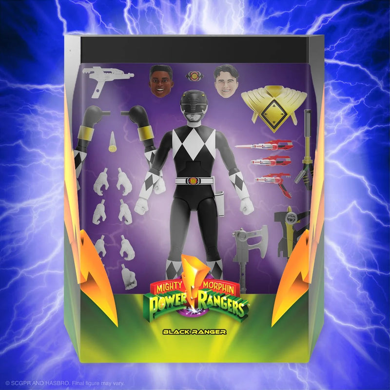 Load image into Gallery viewer, Super 7 - Mighty Morphin Power Rangers Ultimates Wave 3 - Black Ranger
