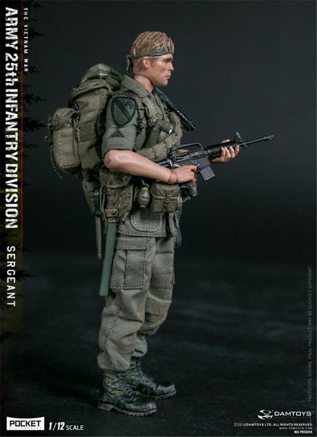 Load image into Gallery viewer, DAM Toys - 1/12 Pocket Elite Series: 25th Infantry Division Private Sergeant
