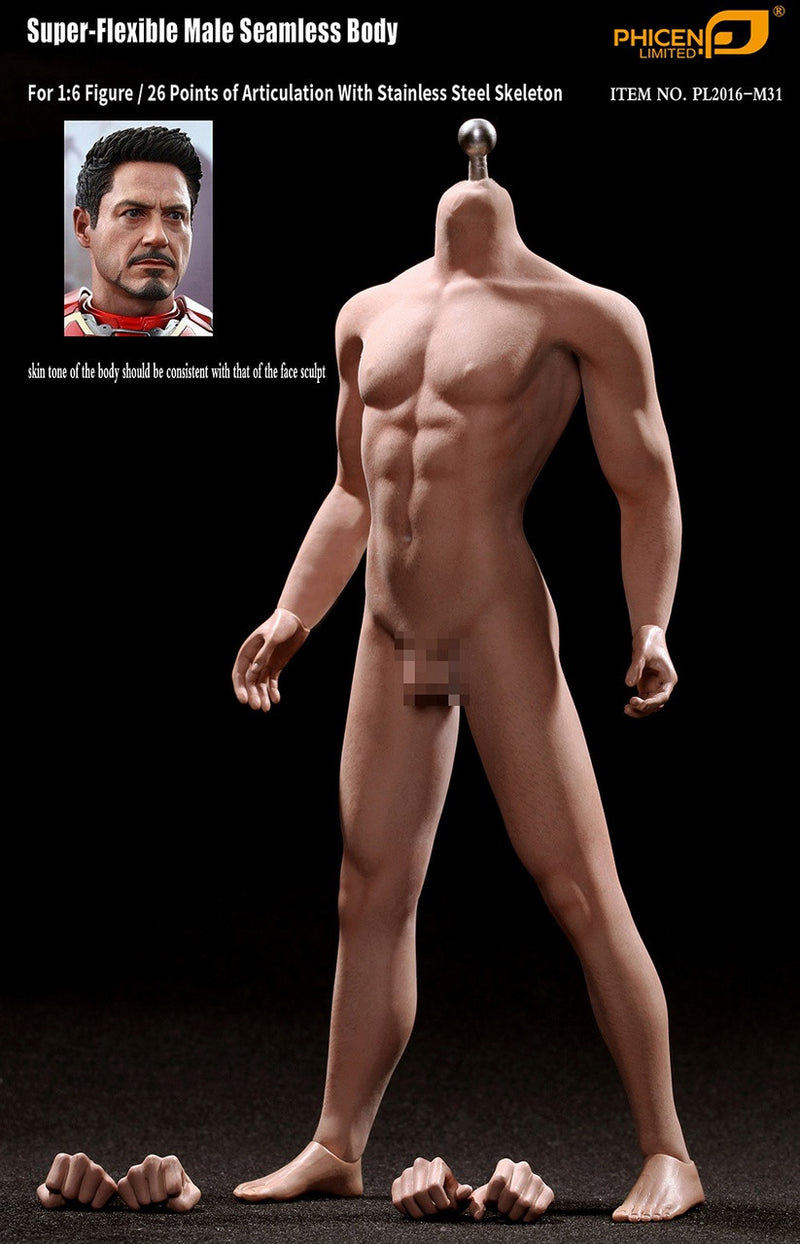 Load image into Gallery viewer, Phicen - Super-Flexible Male Seamless Body - Tall M31
