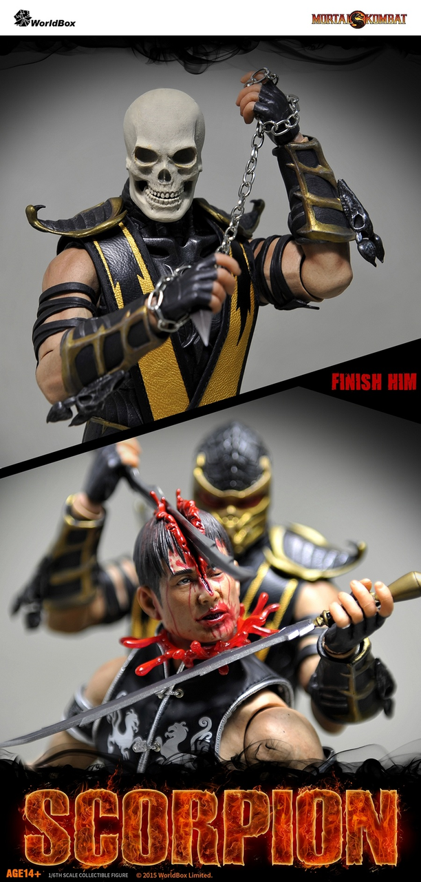 Load image into Gallery viewer, World Box - Mortal Kombat Scorpion
