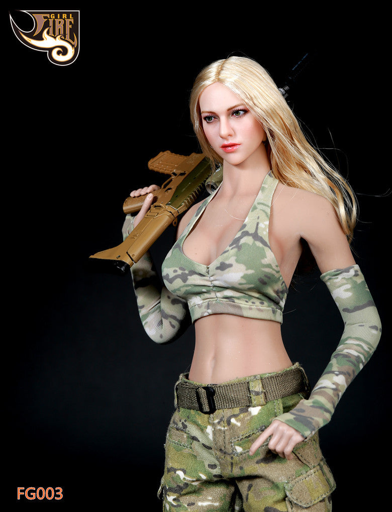 Load image into Gallery viewer, Fire Girl - Tactical Female Shooter Set
