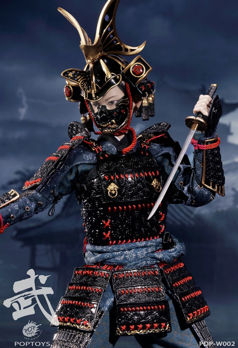Load image into Gallery viewer, POP Toys - Warrior Women Series: The Butterfly Helmets Female Warriors (Black Armor Standard Version)
