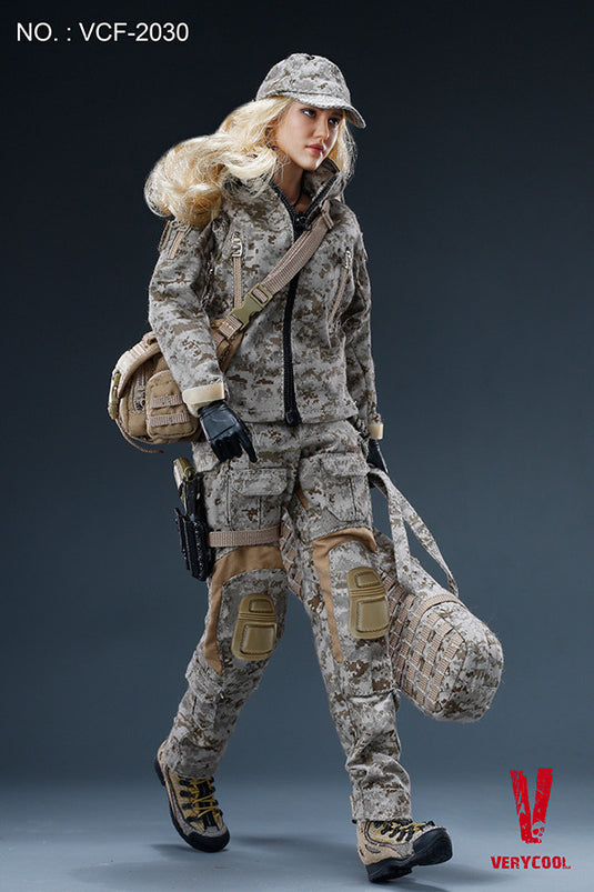 Very Cool  - Digital Camouflage Woman Soldier - Max