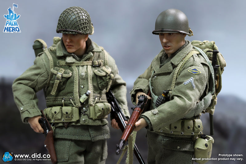 Load image into Gallery viewer, DID - 1/12 Palm Hero Series WWII US 2nd Ranger Battalion Series 3 - Private Caparzo
