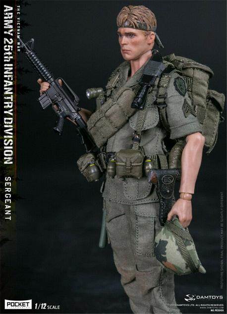 Load image into Gallery viewer, DAM Toys - 1/12 Pocket Elite Series: 25th Infantry Division Private Sergeant
