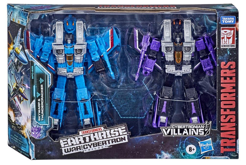 Load image into Gallery viewer, Transformers War for Cybertron - Earthrise - Voyager Skywarp and Thundercracker 2 Pack
