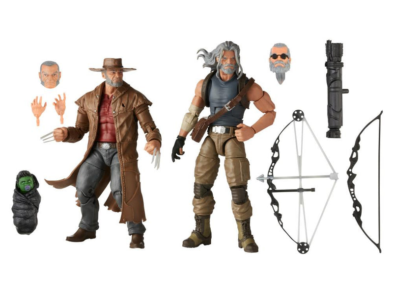 Load image into Gallery viewer, Marvel Legends - X-Men 20th Anniversary: Old Man Logan and Hawkeye Two Pack
