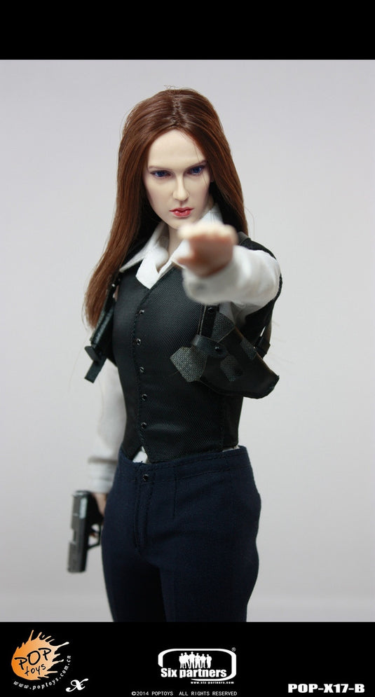 Pop Toys - MI6 Female Agent in Blue