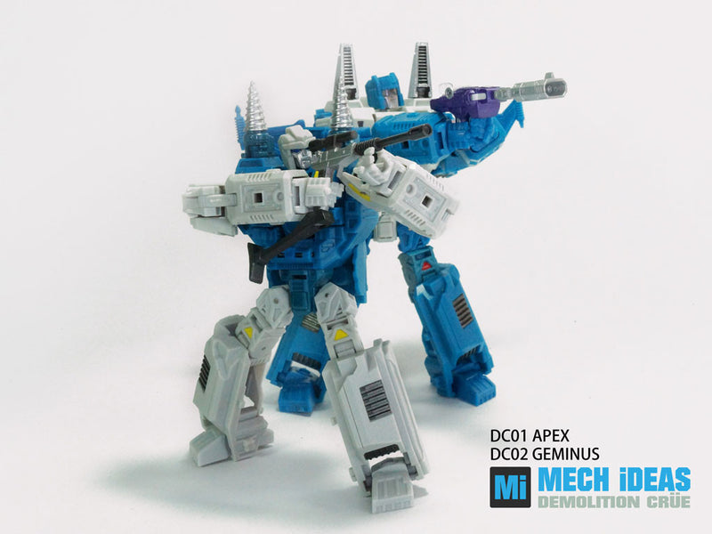 Load image into Gallery viewer, Mech Ideas - Demolition Crue Set of DC-01 Apex &amp; DC-02 Geminus
