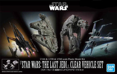 Bandai - Star Wars Model - Star Wars: The Last Jedi - Clear Vehicle Set
