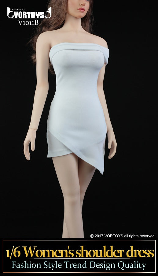 Load image into Gallery viewer, Vortoys - Women&#39;s Shoulder Dress
