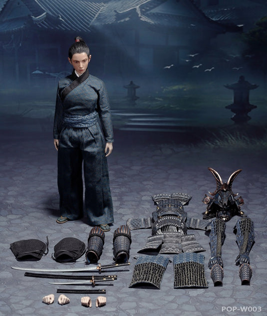 POP Toys - Warrior Women Series: The Butterfly Helmets Female Warriors (Old Color Armor Version)